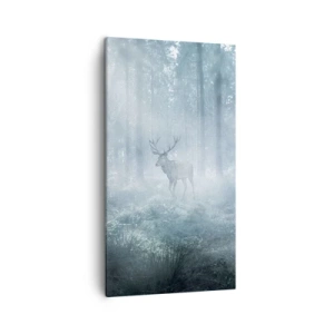 Schilderen op canvas - Ochtendbezoek aan het landgoed - 45x80 cm
