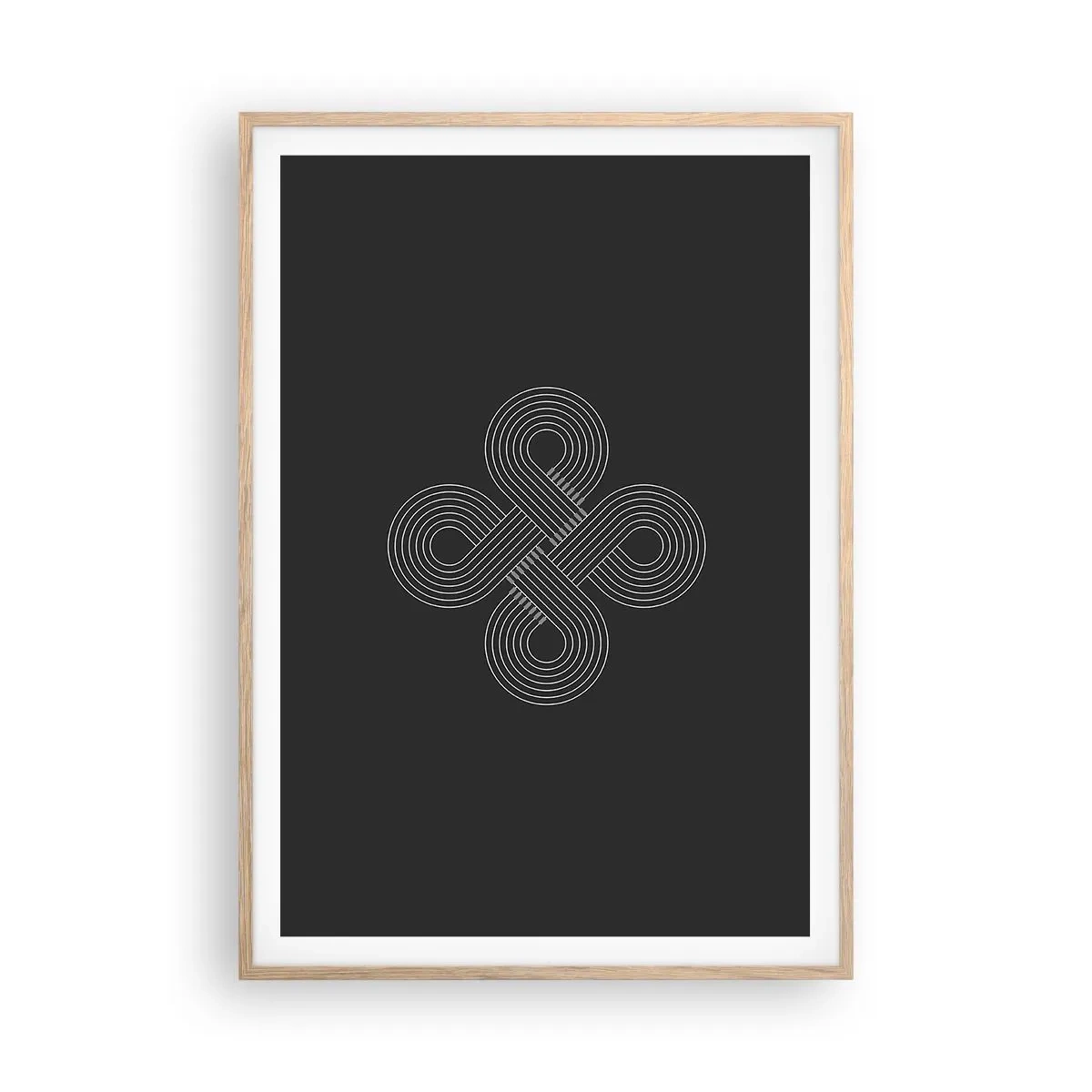 Een poster in een licht eiken lijst - In de Keltische geest - 70x100 cm