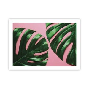 Poster - Groene rendez-vous - 70x50 cm