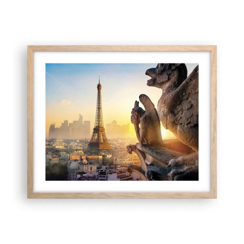 Een poster in een licht eiken lijst - Er is veel veranderd... - 50x40 cm