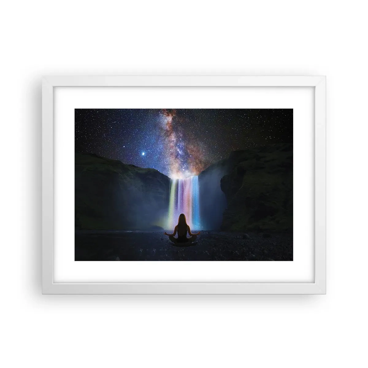Poster in een witte lijst - Absolute harmonie - 40x30 cm