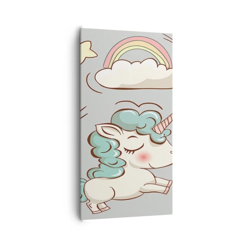 Schilderen op canvas - Ze bestaan ​​zeker... - 65x120 cm