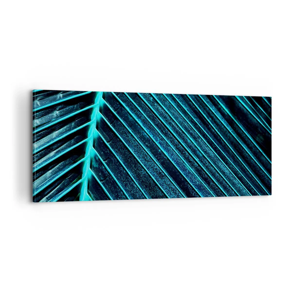 Schilderen op canvas - Groene textuur - 100x40 cm