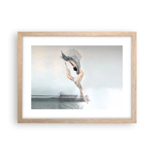 Een poster in een licht eiken lijst - In dans vervoering - 40x30 cm
