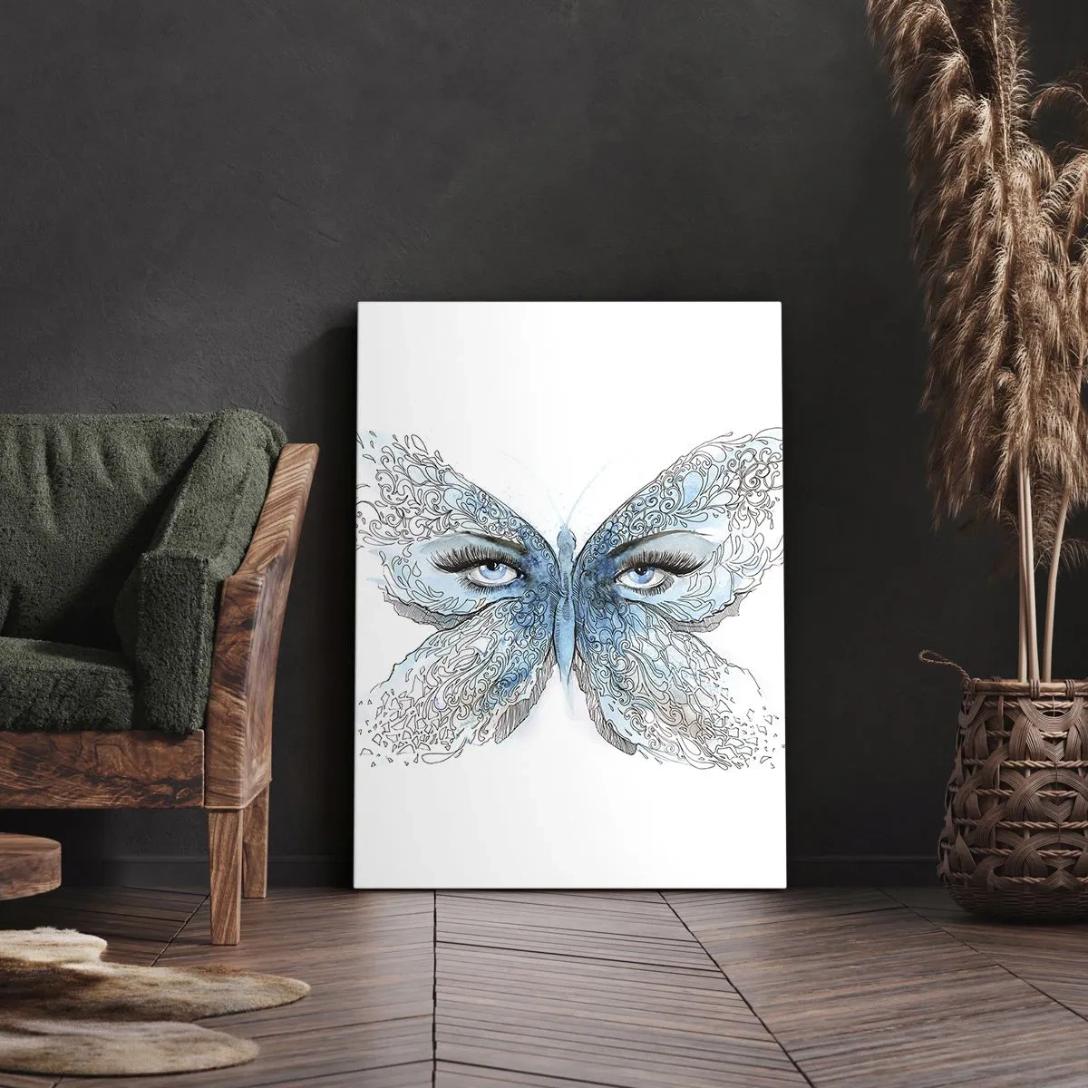 Schilderen op canvas - Eros pimpelmees - 70x100 cm