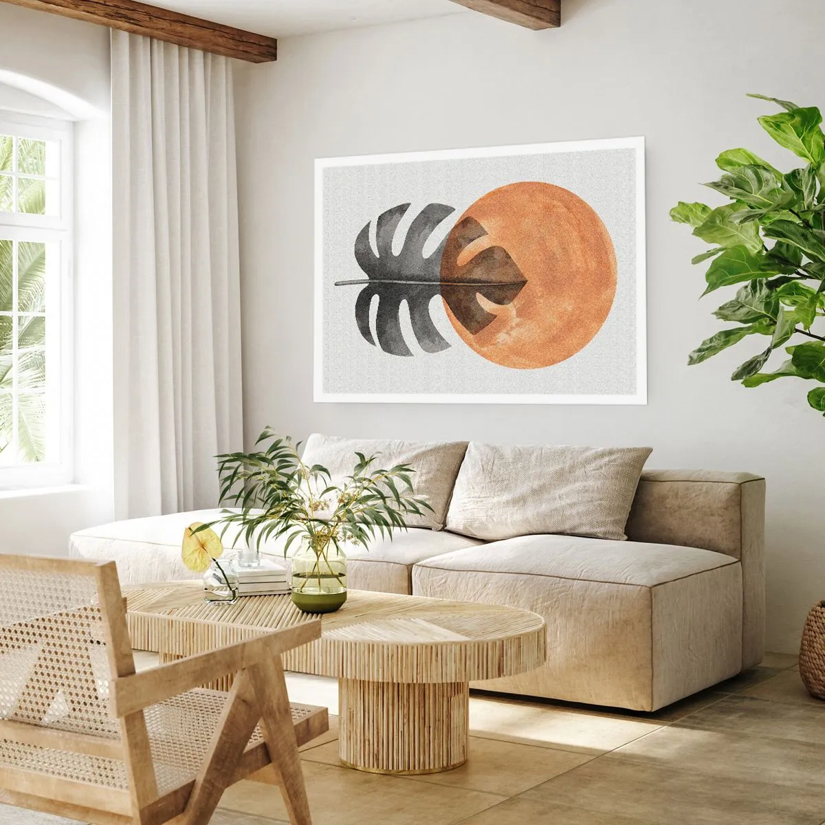 Poster - Altijd de zon - 50x40 cm