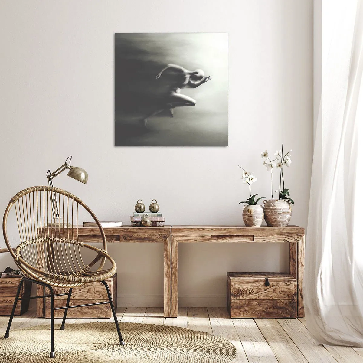 Schilderen op canvas - Niet te stopen - 30x30 cm