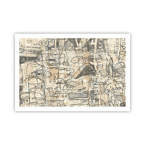 Poster - Het wacht om te worden gedecodeerd - 91x61 cm