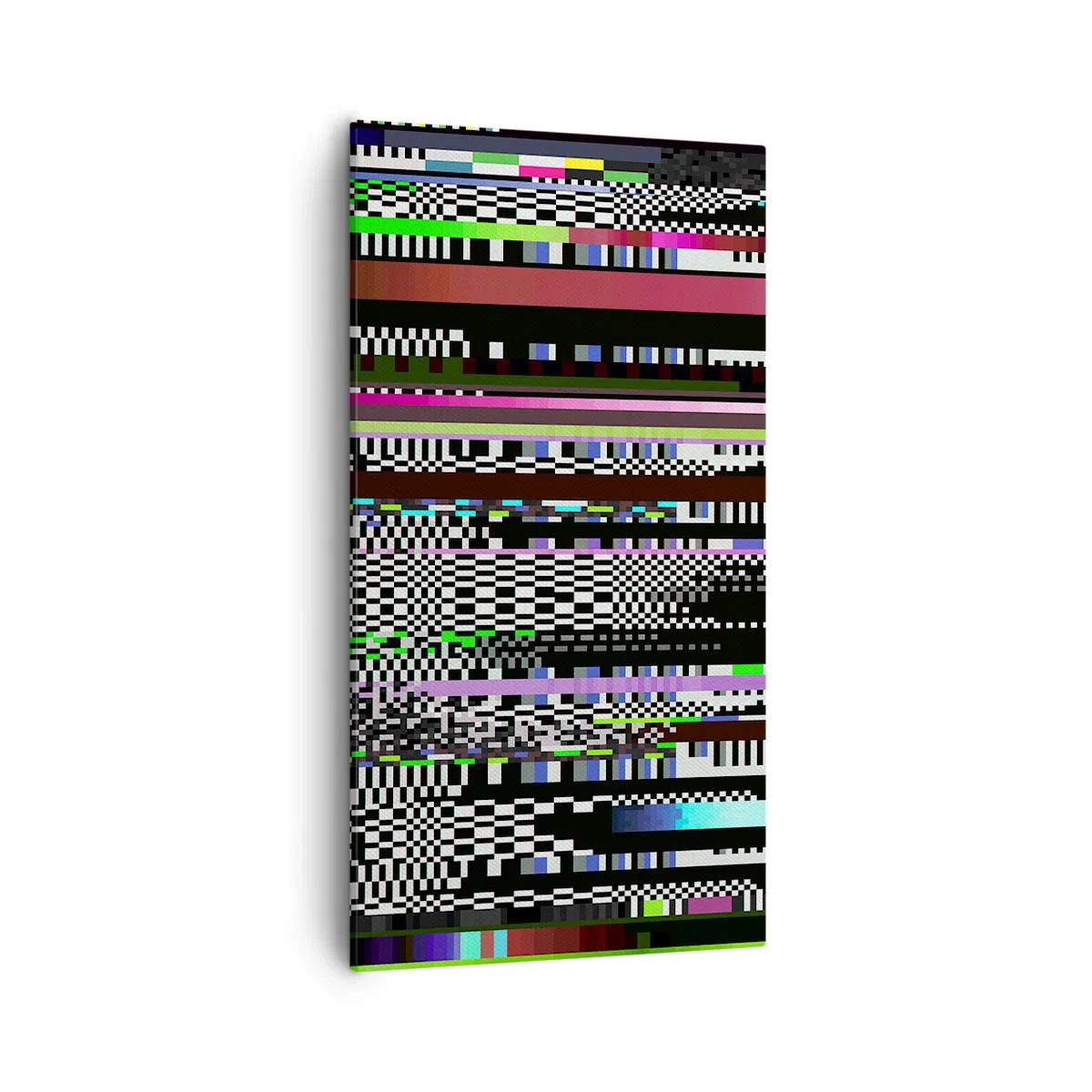 Schilderen op canvas - Het controlebeeld van de werkelijkheid - 55x100 cm