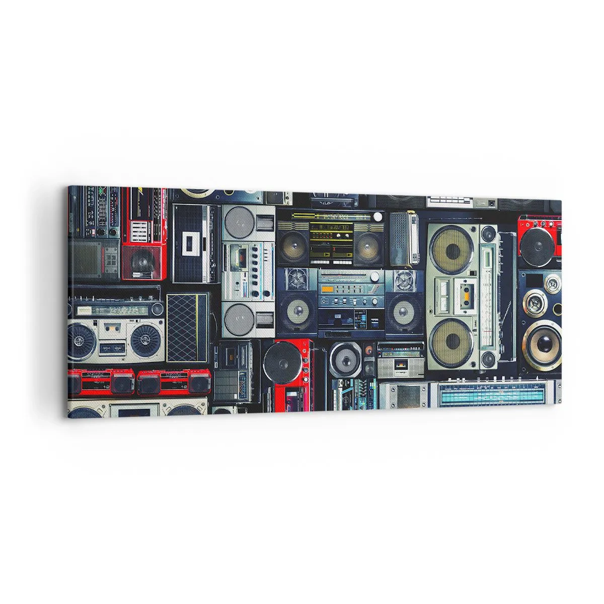 Schilderen op canvas - Verlangen naar de jaren 80 - 120x50 cm