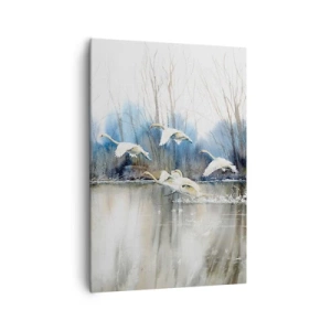 Schilderen op canvas - Zoals in het sprookje over wilde zwanen - 70x100 cm