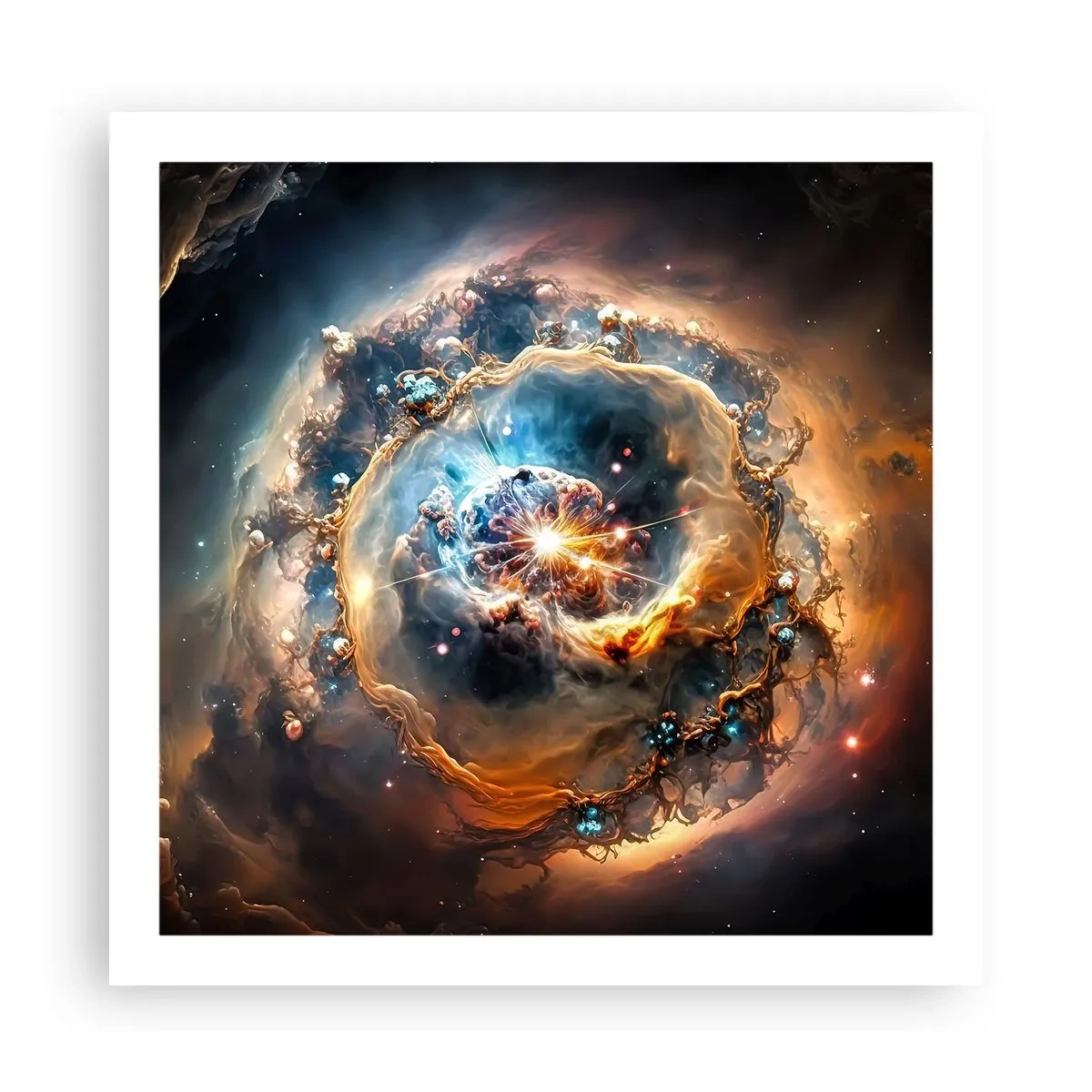 Poster - Begin - 60x60 cm