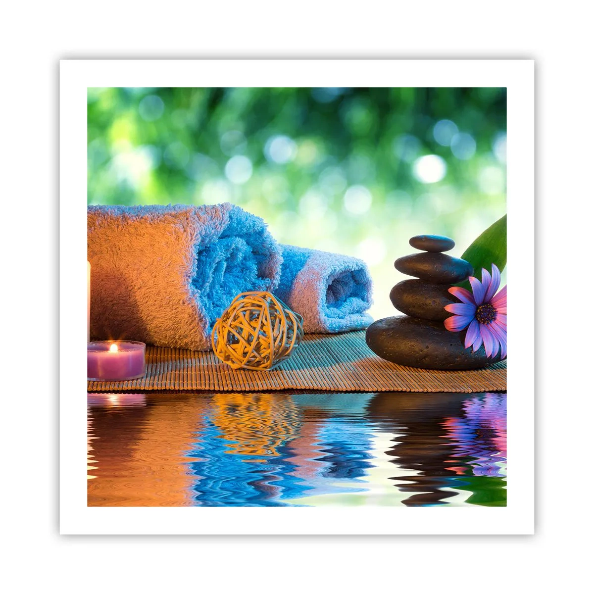 Poster - Tijd voor het lichaam - 60x60 cm