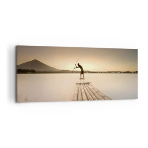 Schilderen op canvas - Voor het slapen gaan - 100x40 cm