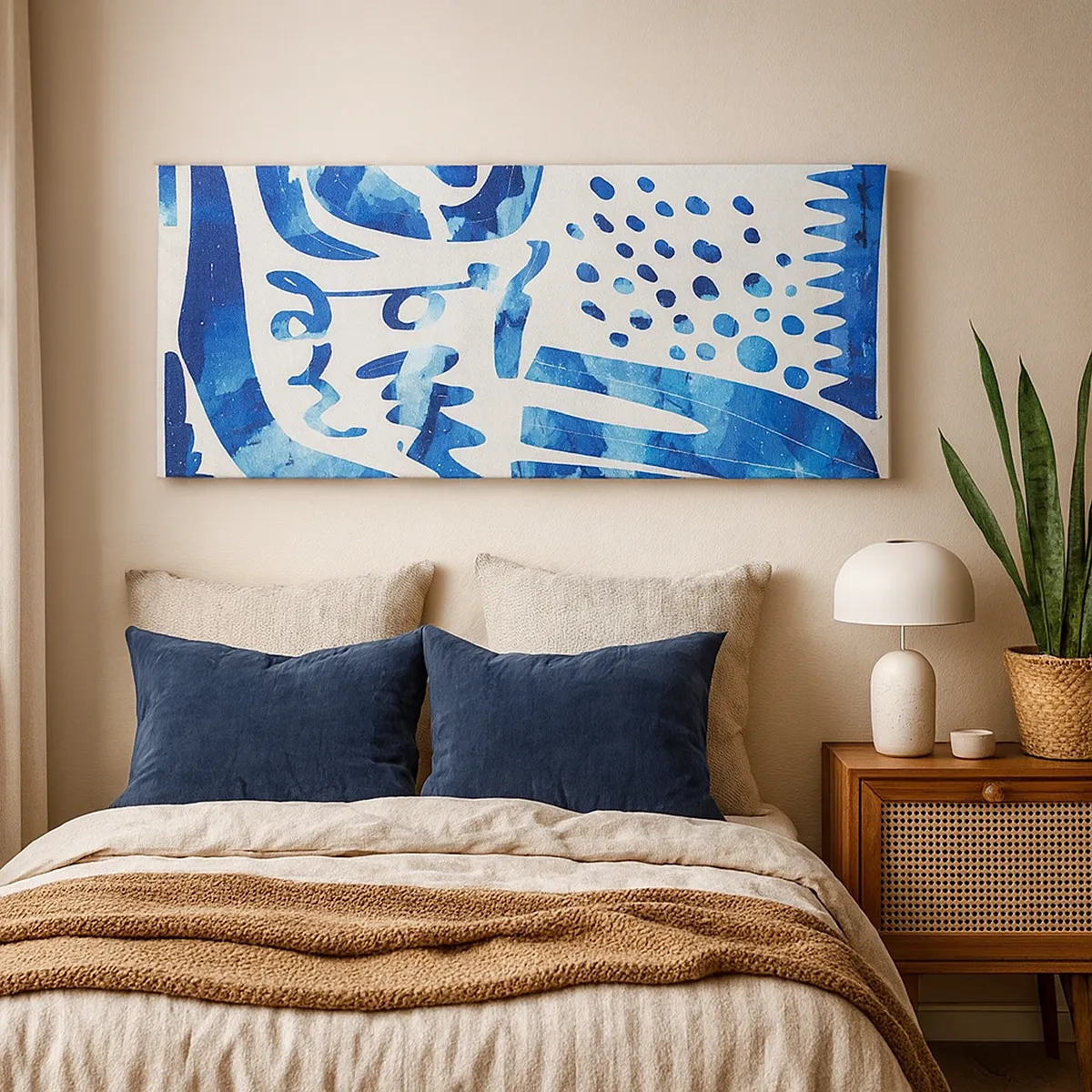 Schilderen op canvas - Terug naar de wortels - 30x30 cm