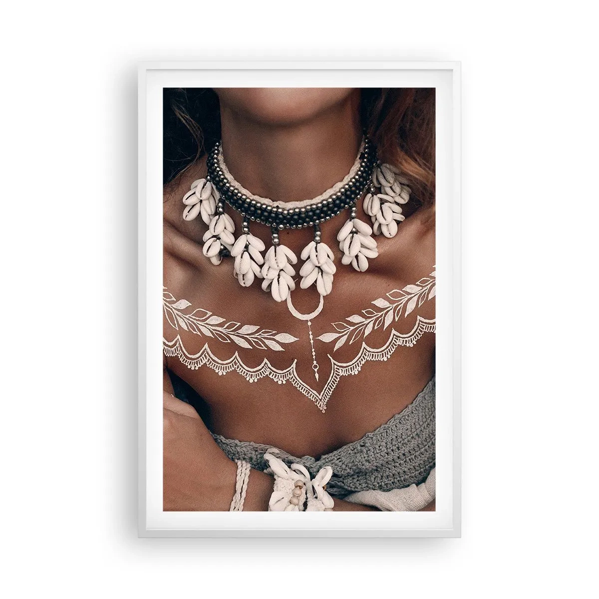 Poster in een witte lijst - Talismannen, rituelen van vrouwelijkheid - 61x91 cm