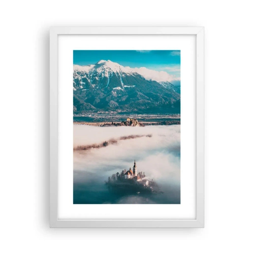 Poster in een witte lijst - Het begin van een sprookje - 30x40 cm