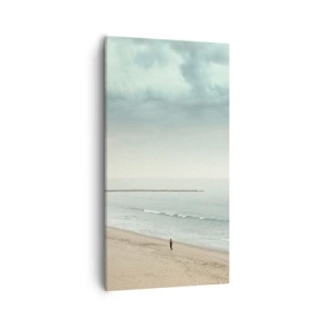 Schilderen op canvas - op zoek naar vrede - 55x100 cm