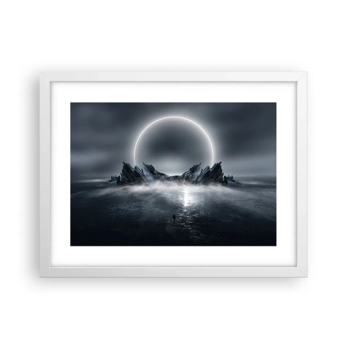 Poster in een witte lijst - Einde van het verhaal - 40x30 cm