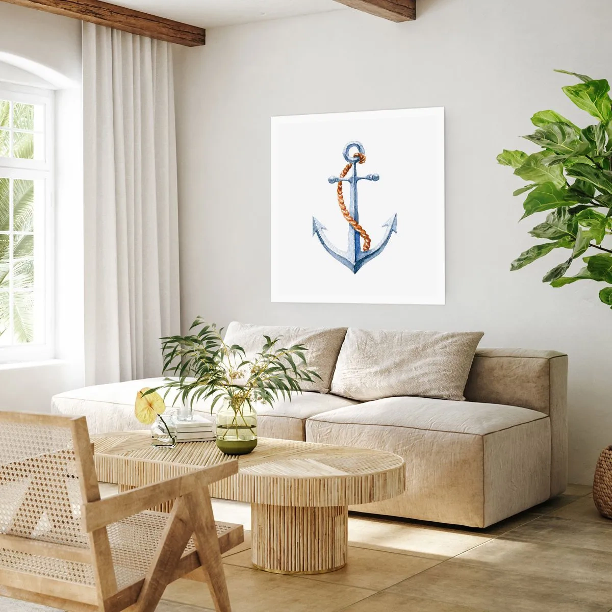 Poster - Ahoi avontuur! - 60x60 cm