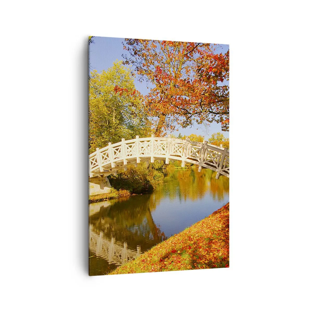 Schilderen op canvas - Op de witte brug der zuchten - 80x120 cm
