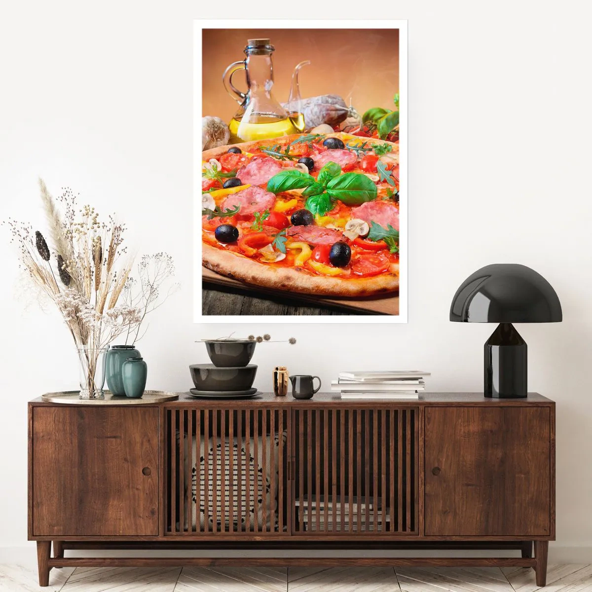 Poster - Met echte Italiaanse smaak - 70x100 cm