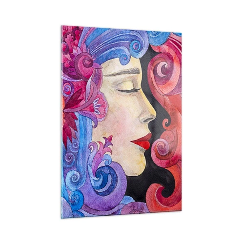 Schilderen op glas - De Art Nouveau leeft nog - 50x70 cm