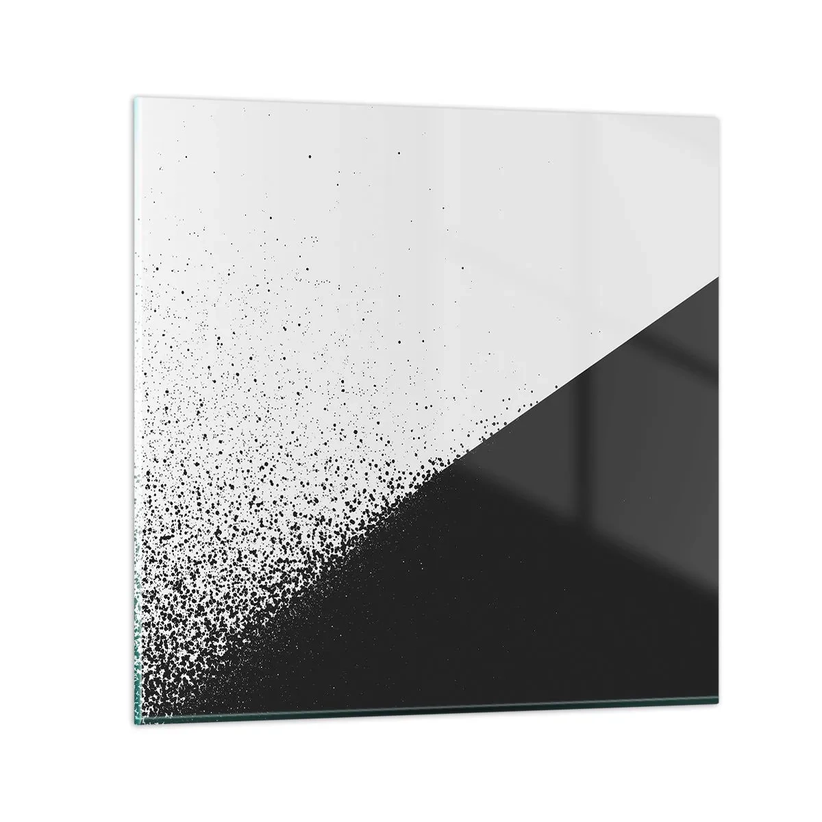 Schilderen op glas - Steeds sneller, meer en meer - 70x70 cm