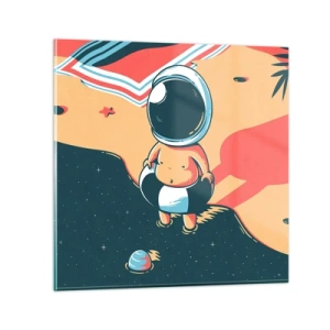 Schilderen op glas - Vanuit een ander perspectief - 30x30 cm