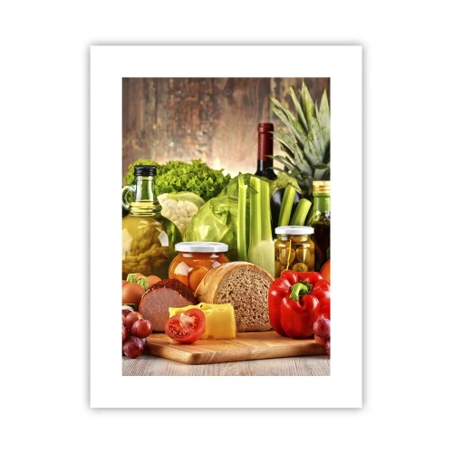 Poster - Gerookt, gebakken en gemarineerd - 30x40 cm