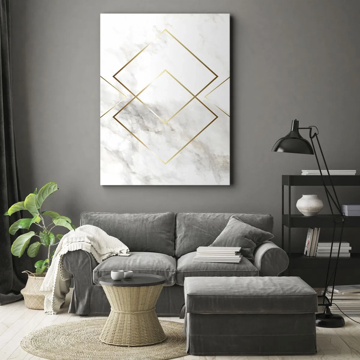 Schilderen op canvas - Een uitzicht tot in het oneindige - 50x70 cm