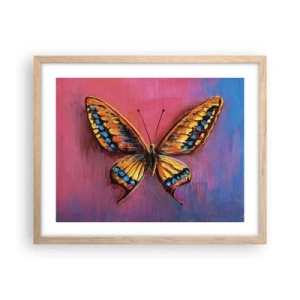 Een poster in een licht eiken lijst - Een juweel van de natuur - 50x40 cm