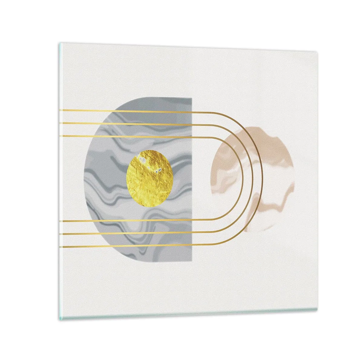 Schilderen op glas - Helderheid en schittering - 40x40 cm