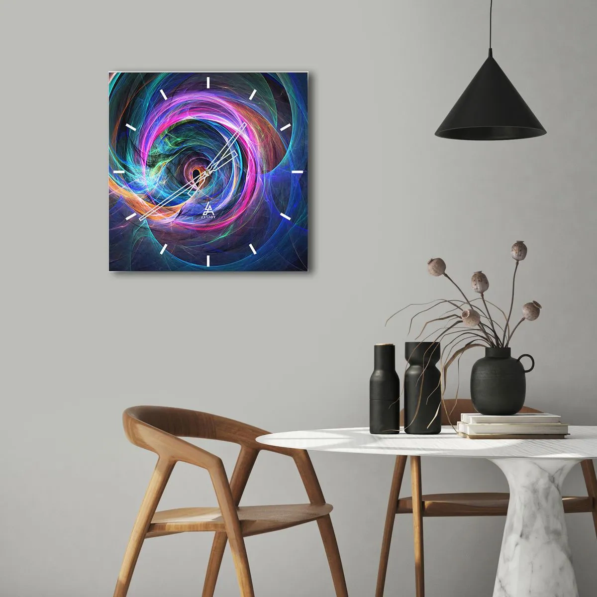 Wandklok - Klok - Waar breng je me heen? - 30x30 cm