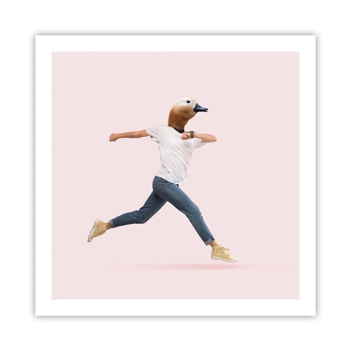 Poster - Een snufje absurditeit - 60x60 cm
