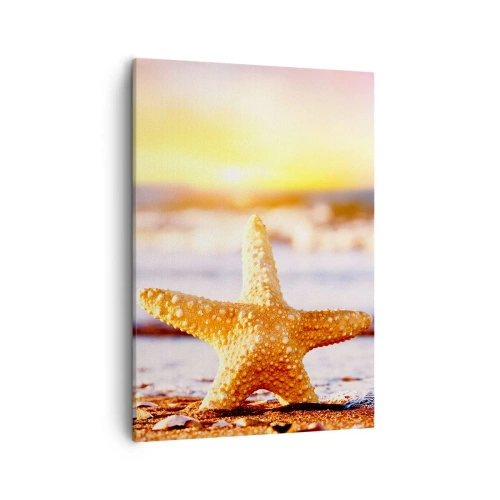 Schilderen op canvas - Een geschenk uit de zee - 50x70 cm