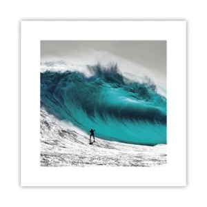 Poster - Uitdaging aanvaard - 30x30 cm