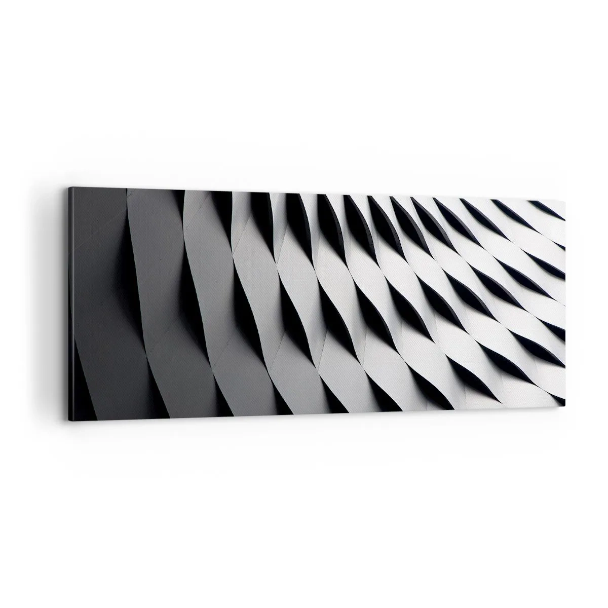 Schilderen op canvas - Aan de oppervlakte van de golven - 100x40 cm