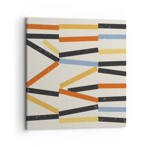 Schilderen op canvas - Compositie op goed niveau - 70x70 cm