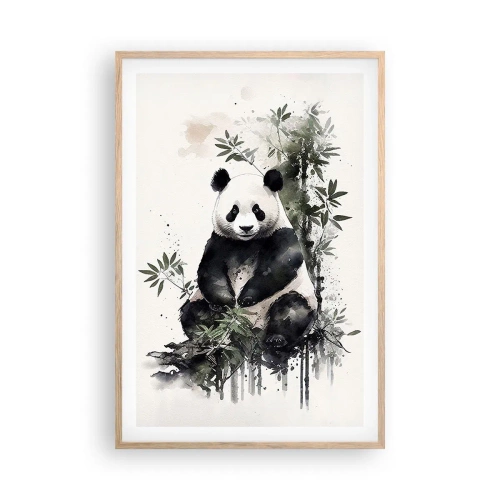 Een poster in een licht eiken lijst - Groeten uit China - 61x91 cm