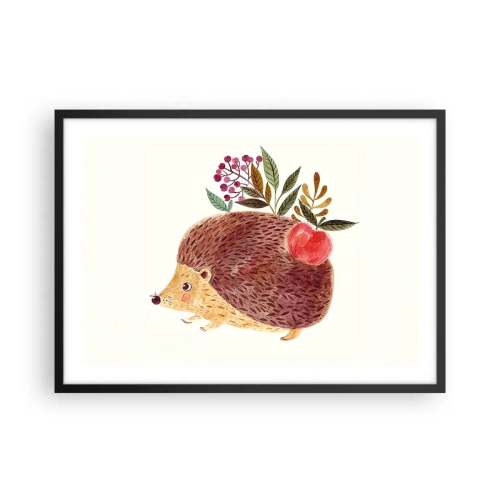 Poster in een zwarte lijst - En je vindt mij al leuk - 70x50 cm