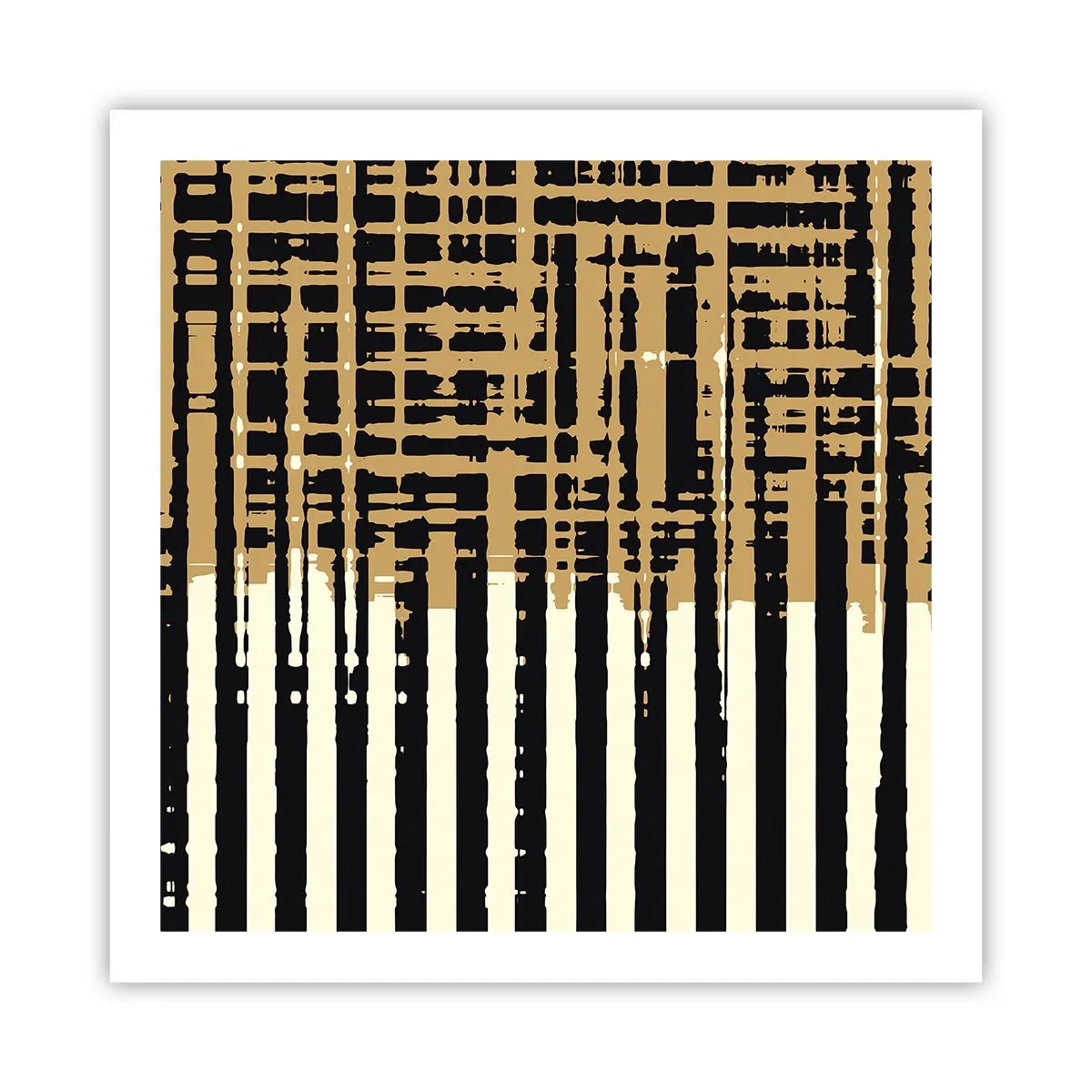Poster - Architecturale abstractie - 60x60 cm