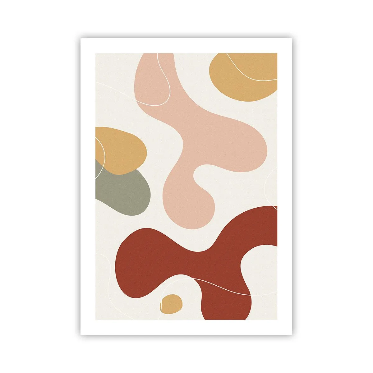 Poster - Kronkels of krullen? - 50x70 cm