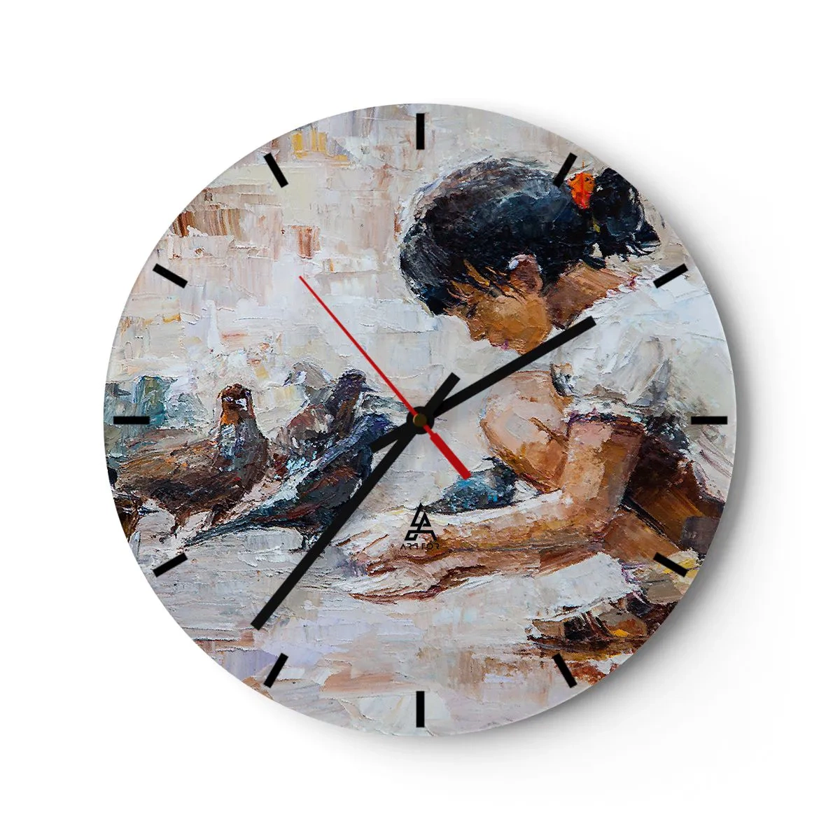 Wandklok - Klok - De kleintjes en de leukste - 40x40 cm