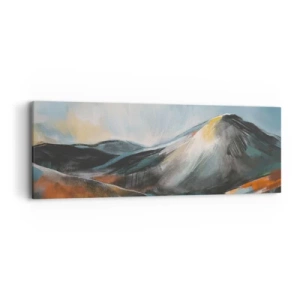 Schilderen op canvas - Ruw en prachtig - 90x30 cm