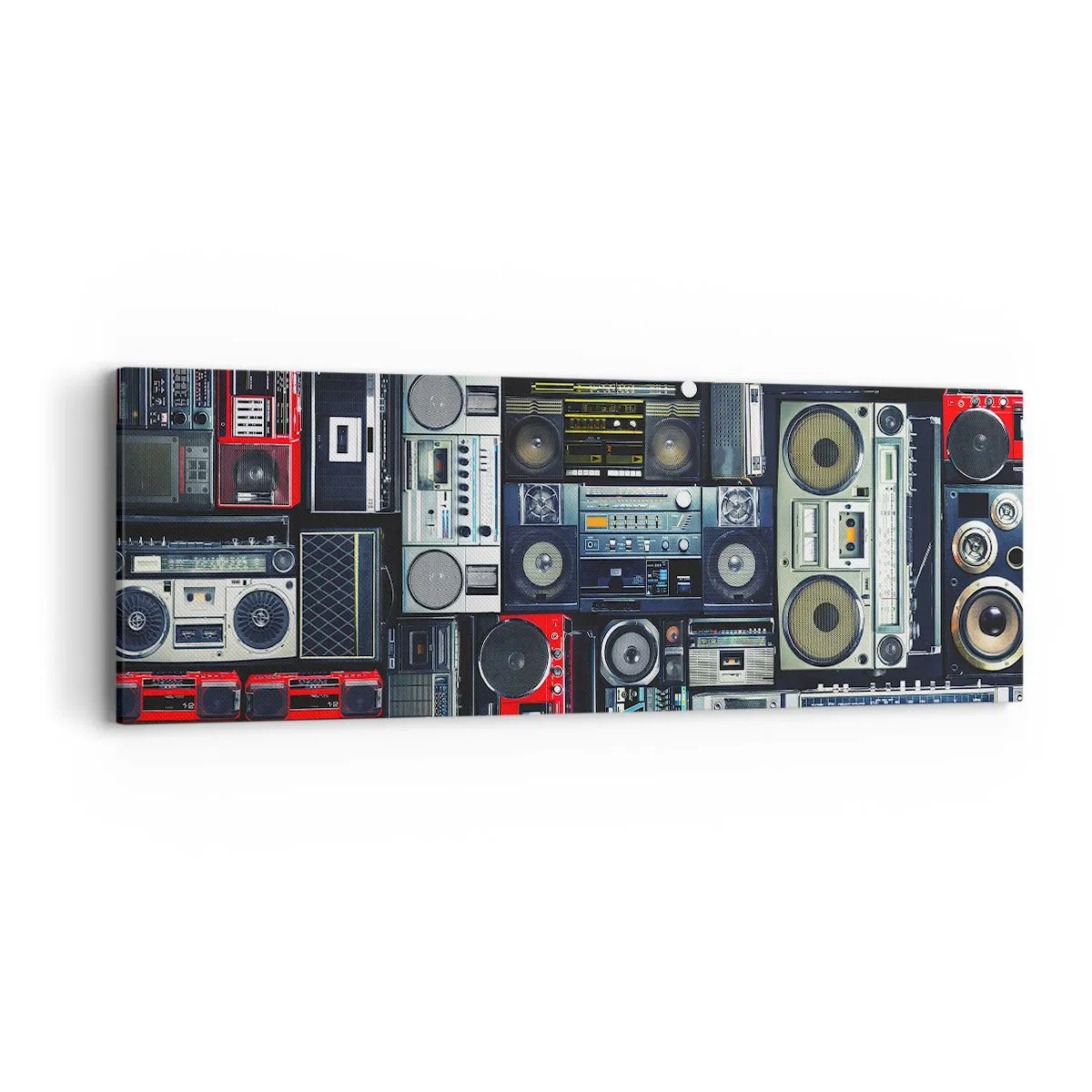 Schilderen op canvas - Verlangen naar de jaren 80 - 90x30 cm