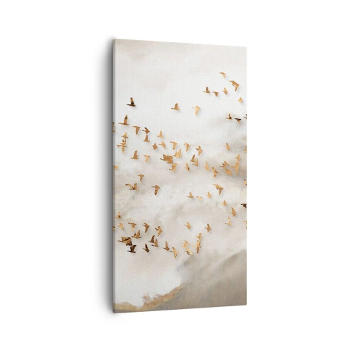 Schilderen op canvas - Het is tijd… - 55x100 cm