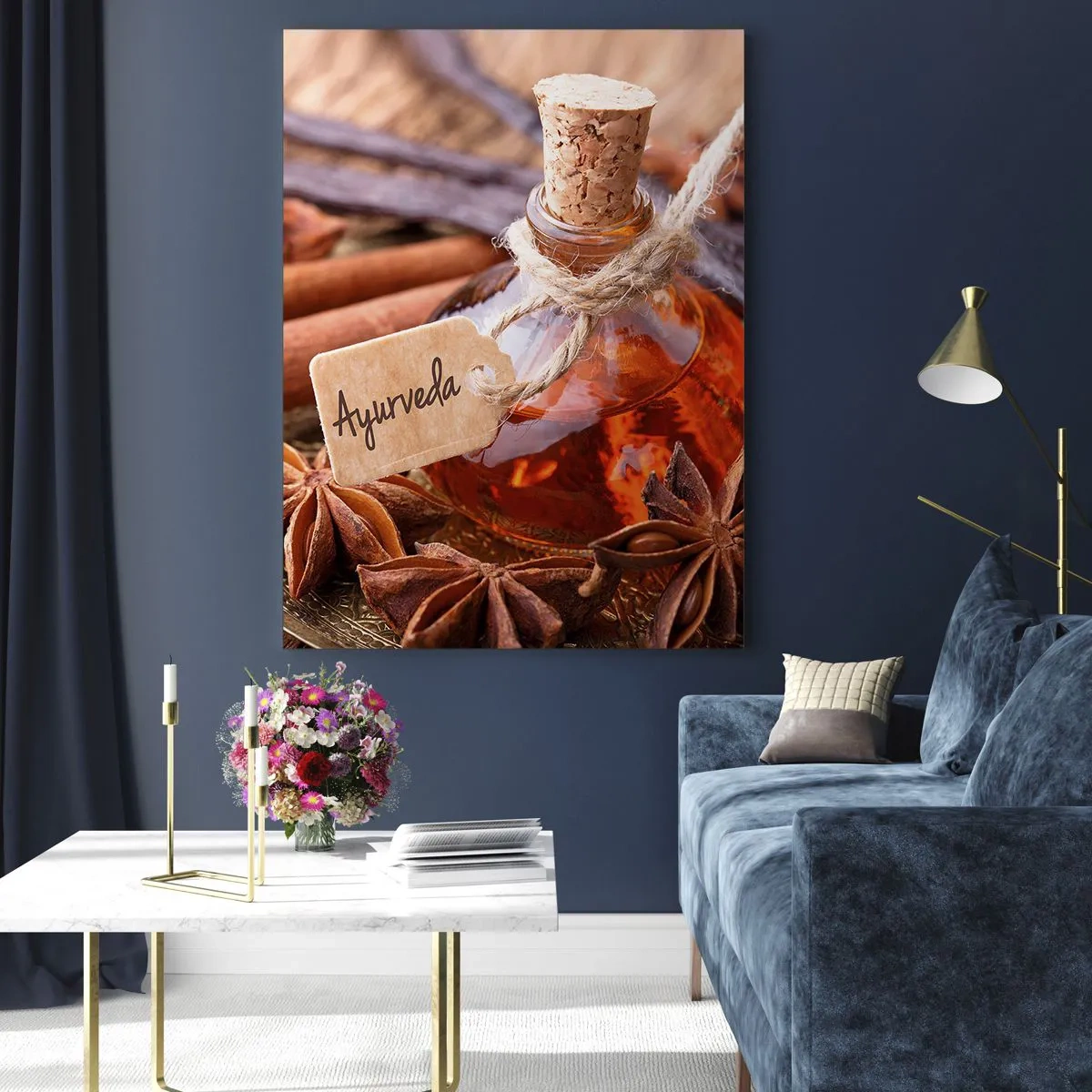 Schilderen op glas - Naar de eenheid van lichaam en geest - 70x100 cm