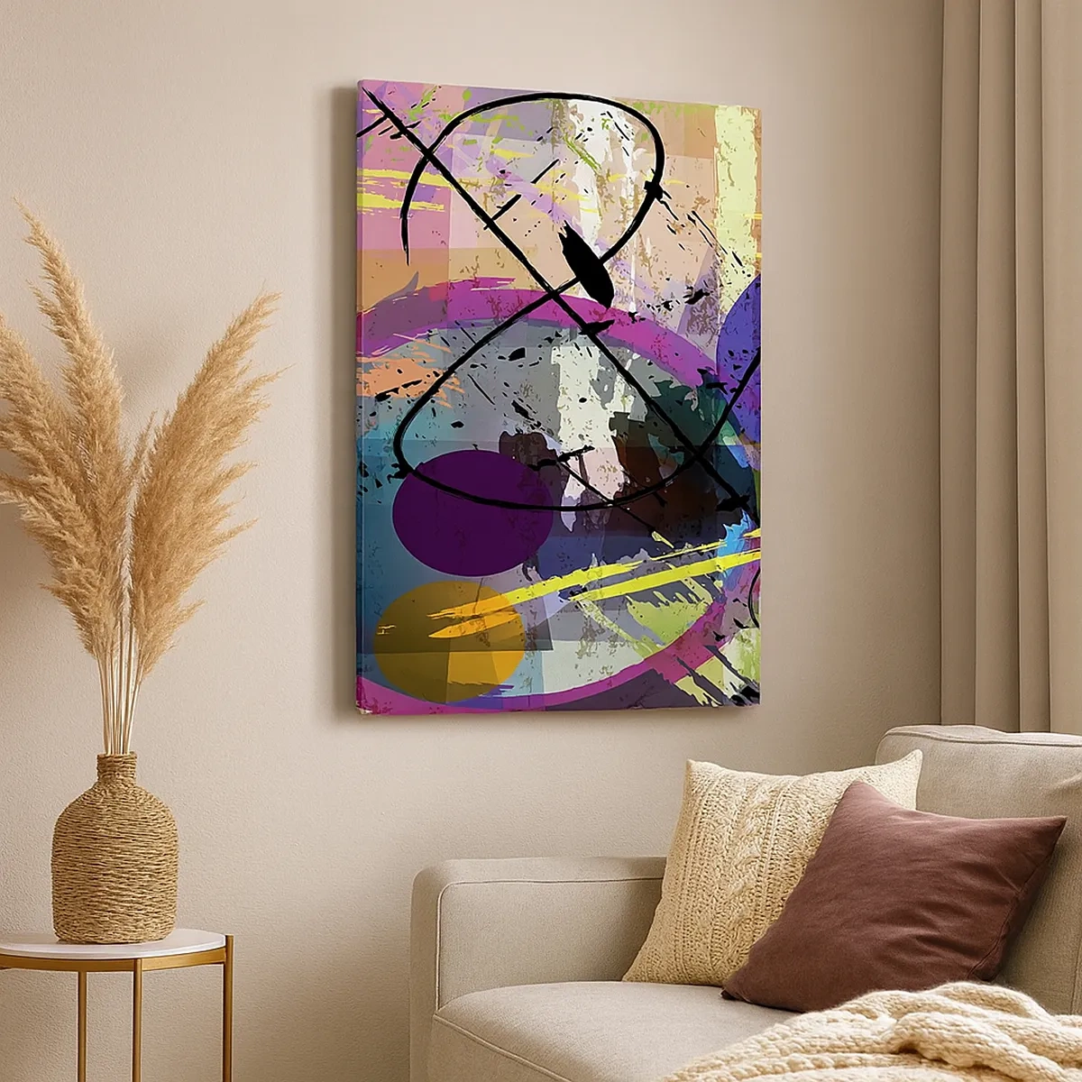 Schilderen op canvas - Je kunt rechtdoor of rondom - 50x70 cm