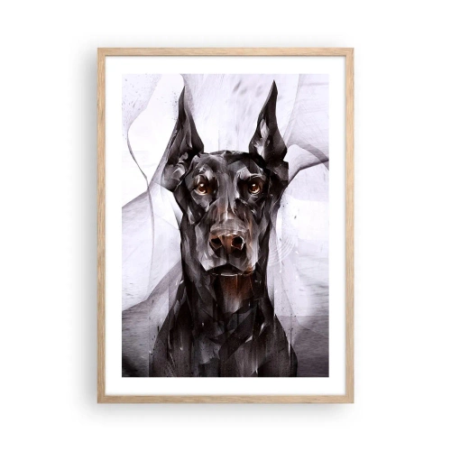Een poster in een licht eiken lijst - Hooggeboren - 50x70 cm